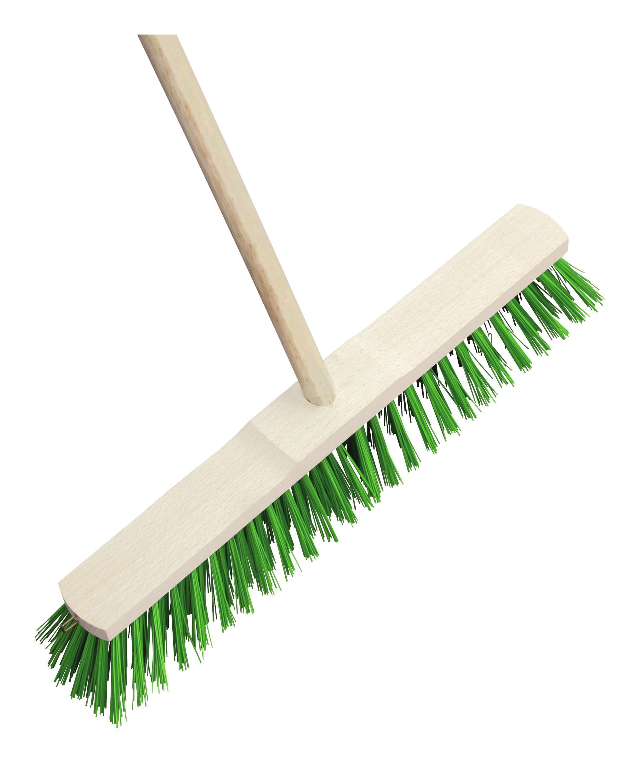 Floraworld Laubbesen, mit 130 cm langem Stiel, Garten- und Straßenbesen mit Stiel, Elaston, 50 cm