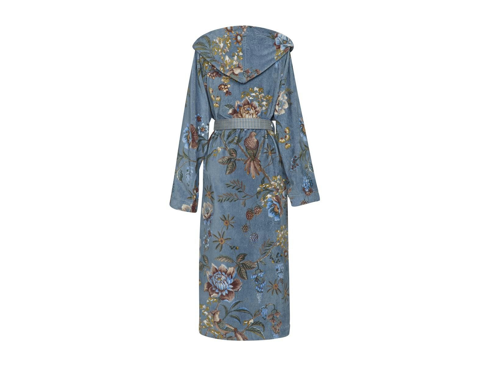 PiP Studio Bademantel Secret Garden Bademantel blau L (1Stück), 100% Baumwo günstig online kaufen