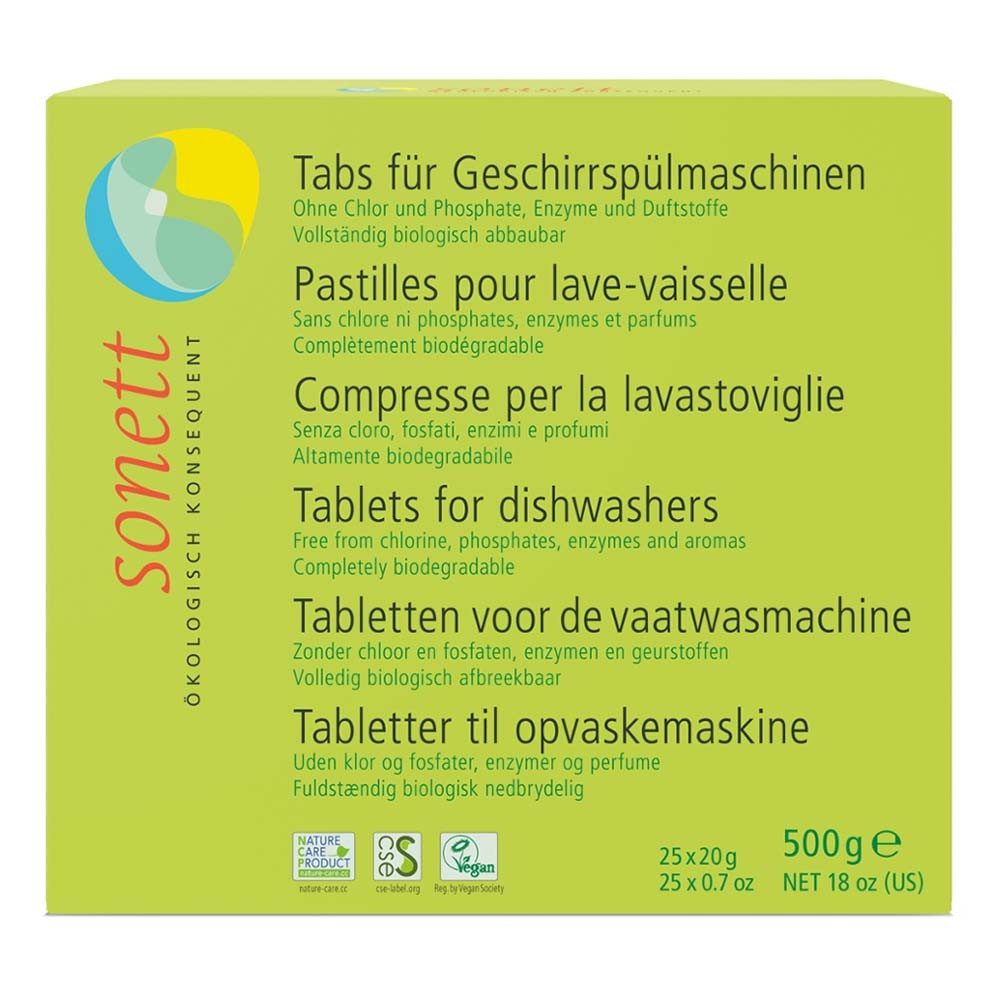 Sonett Tabs für Spülmaschinen 500g Spülmaschinentabs