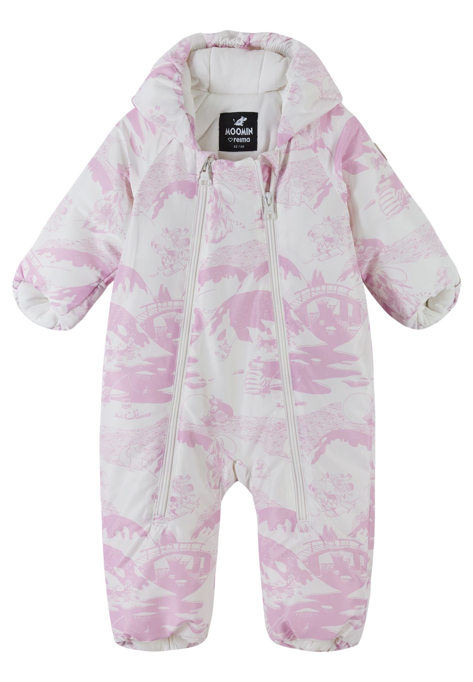 Light orchid Knytte Moomin Schneeoverall reima