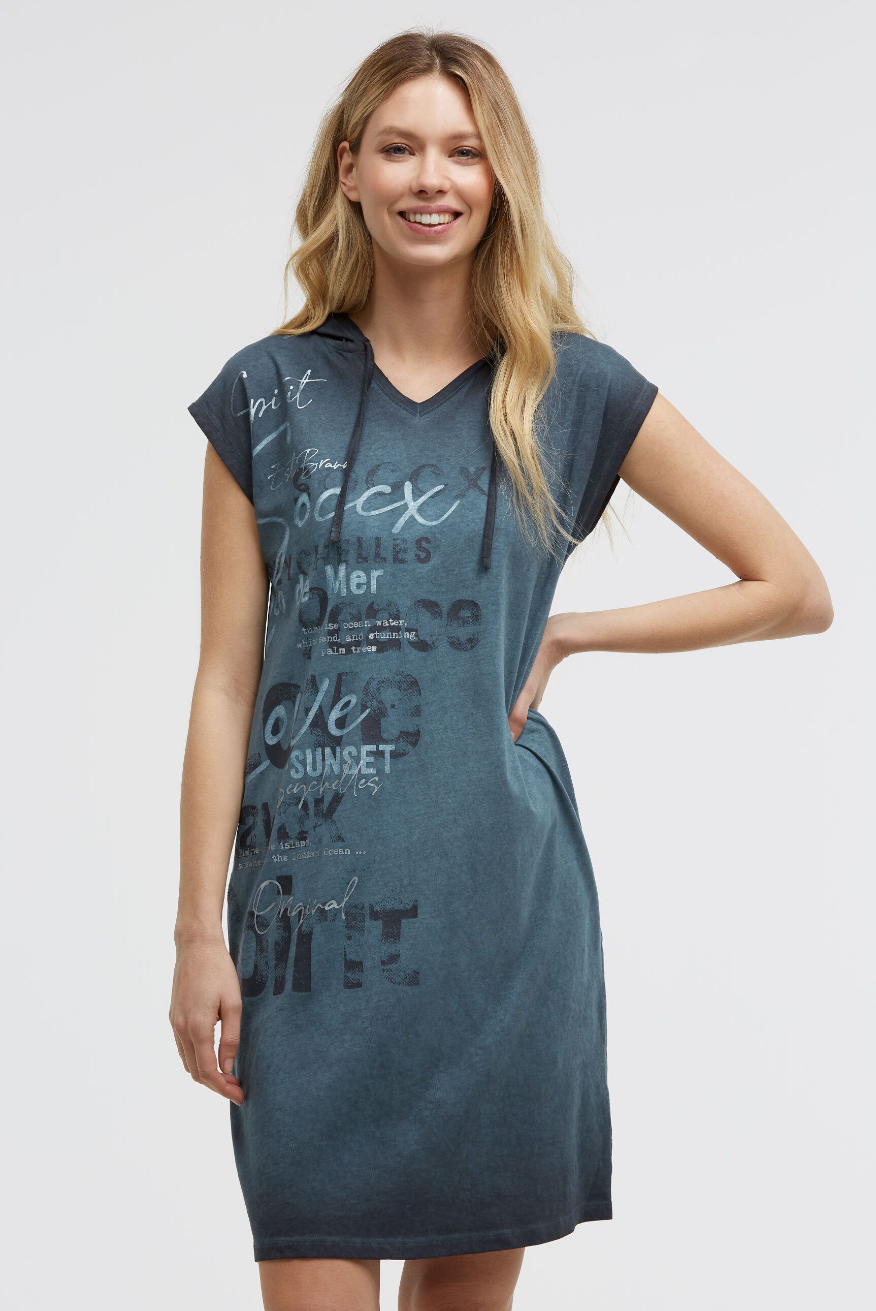 SOCCX Sommerkleid mit Taschen