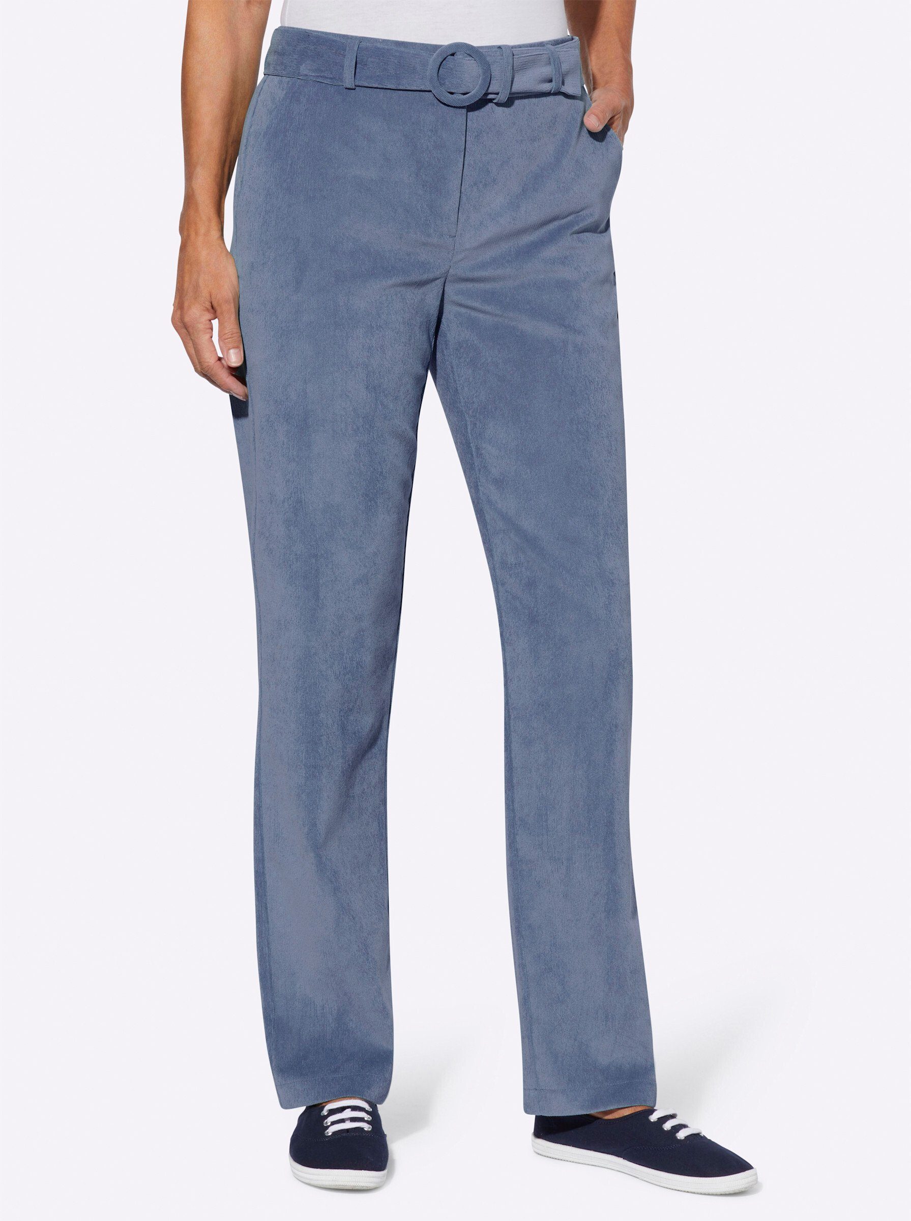 Sieh an! Jerseyhose Cordhose Innenbeinlänge ca. günstig online kaufen