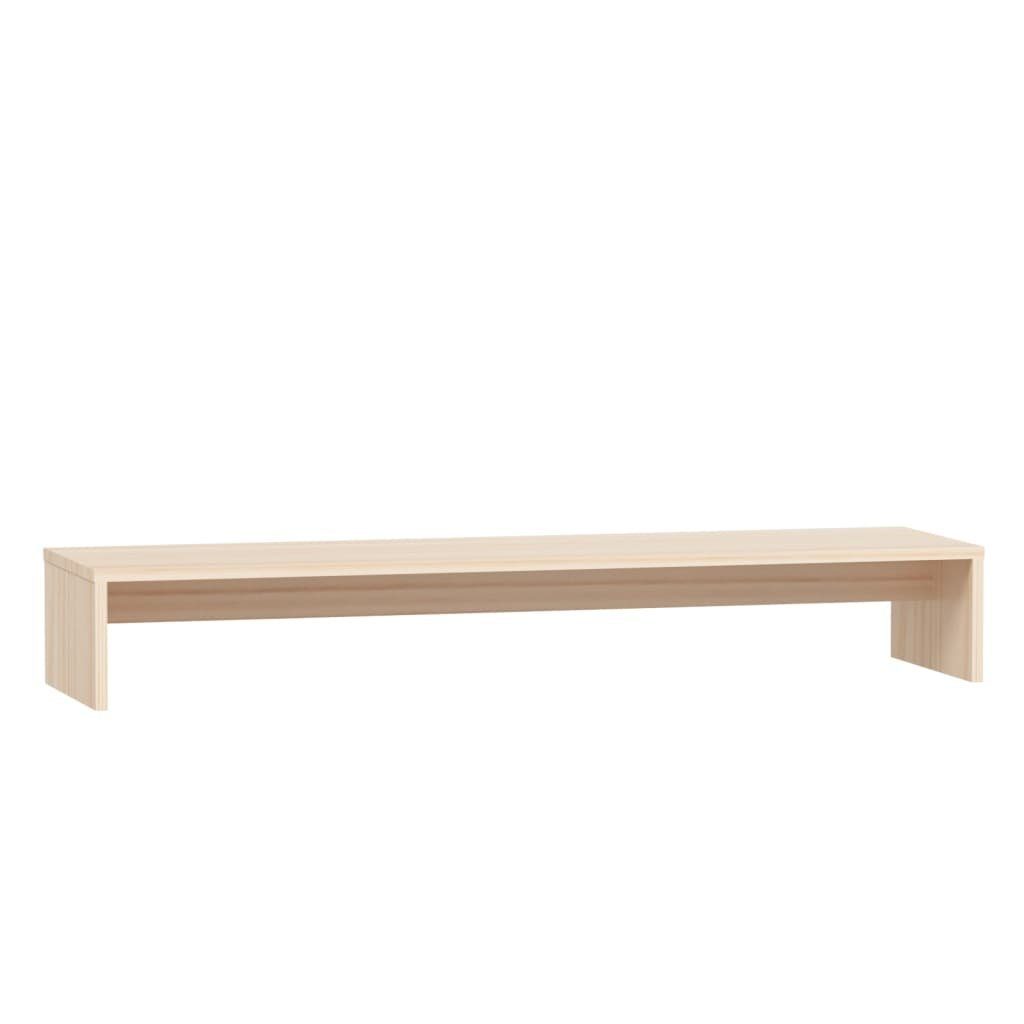 vidaXL TV-Schrank NA Monitorständer 100x27x15 cm Massivholz Kiefer TV-Konsole für Fernse