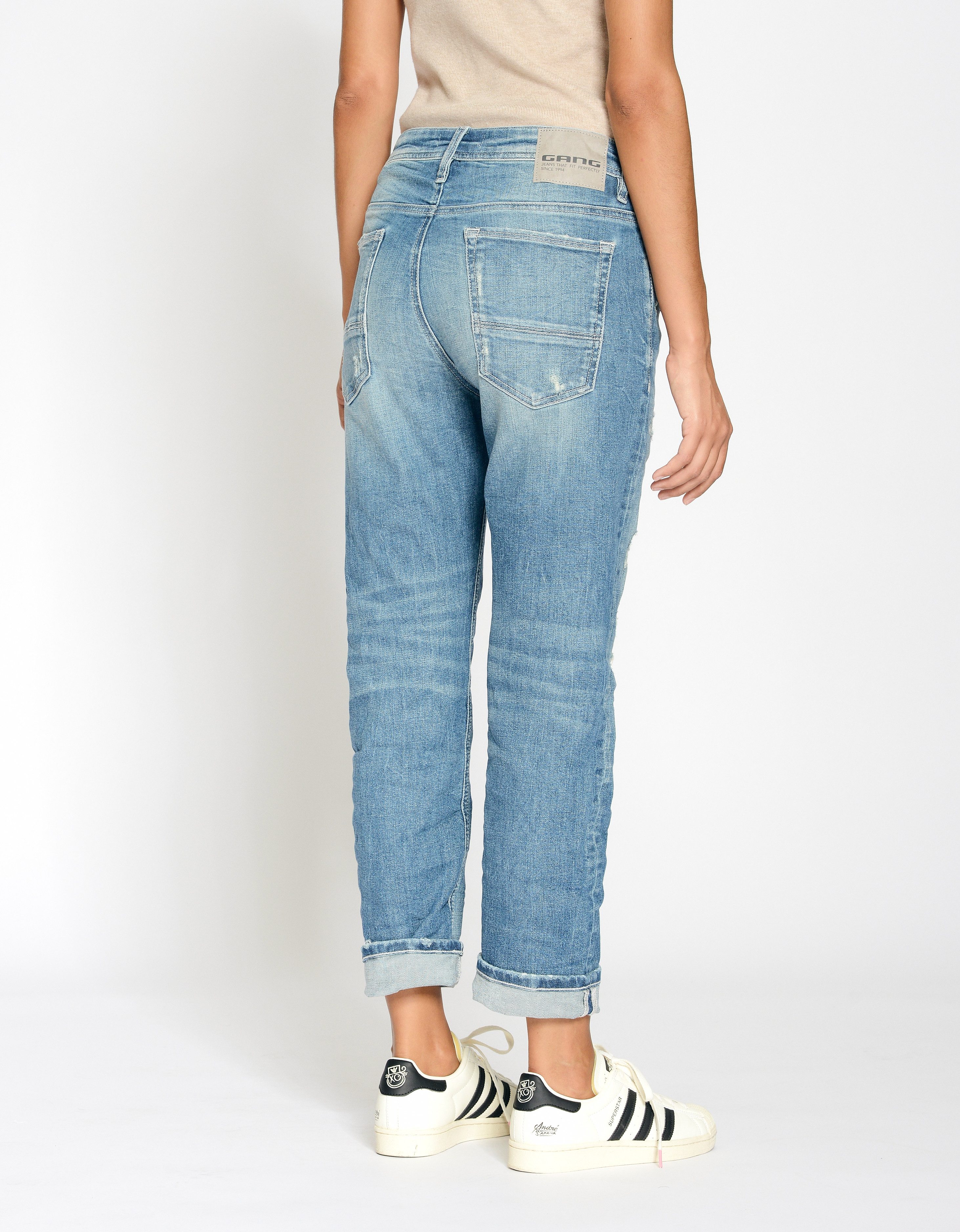 GANG Boyfriend-Jeans 94NICA CROPPED mit geraden günstig online kaufen
