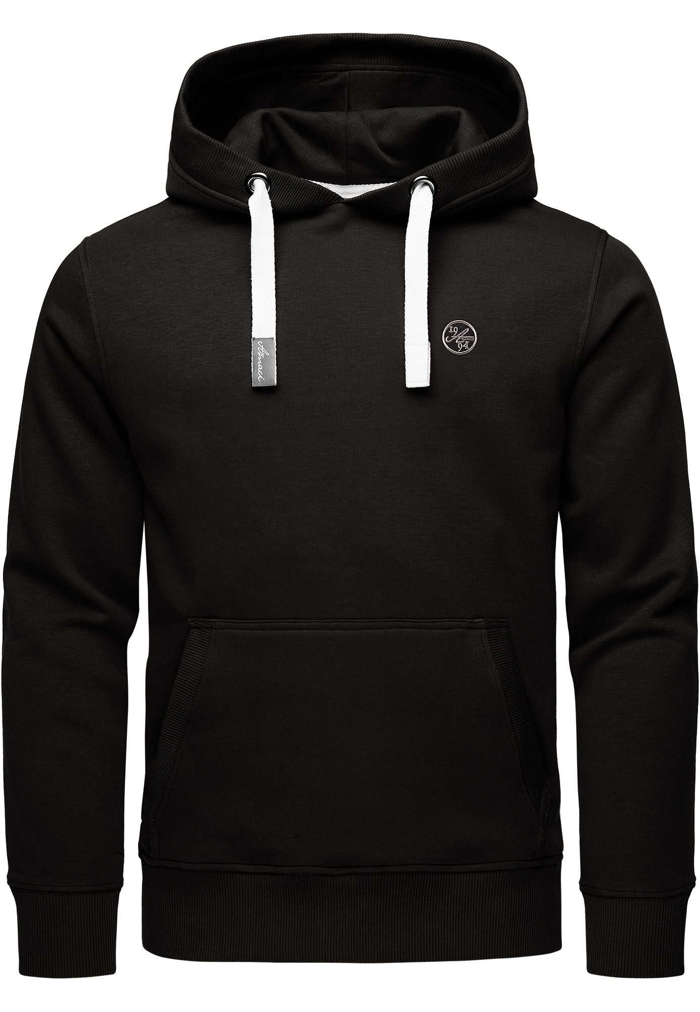 Amaci&Sons Kapuzenpullover WATERBURY Kapuzenpullover Herren Basic Kontrast günstig online kaufen