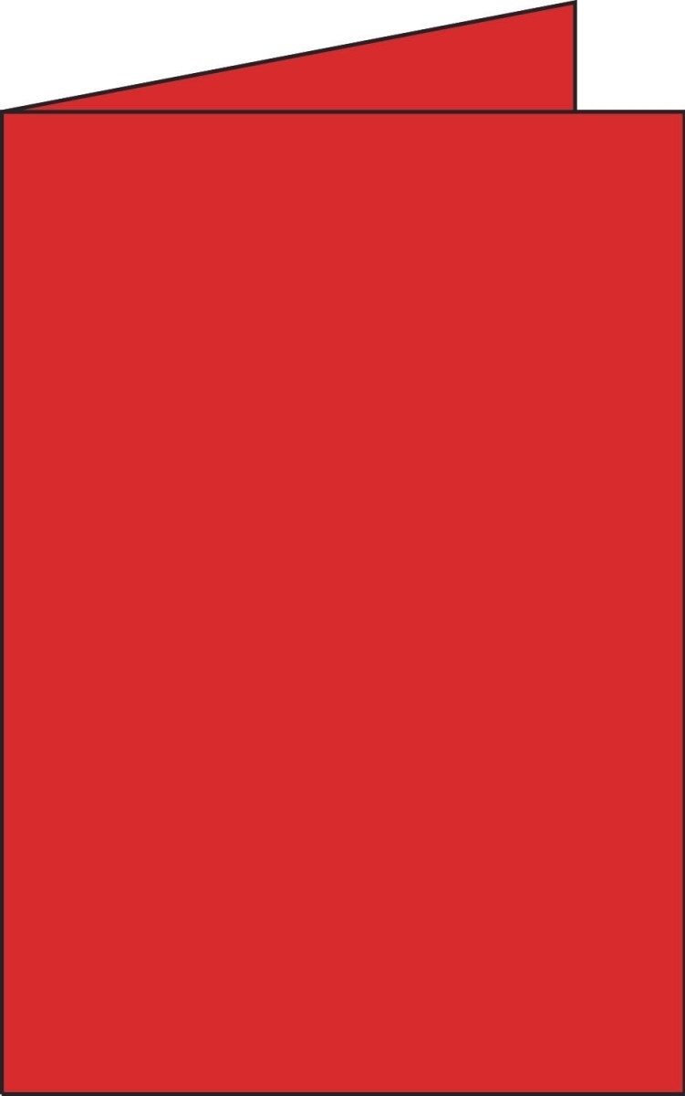 CLAIREFONTAINE Designpapier Doppelkarte C6 210g/qm kirschrot VE=25 Stück