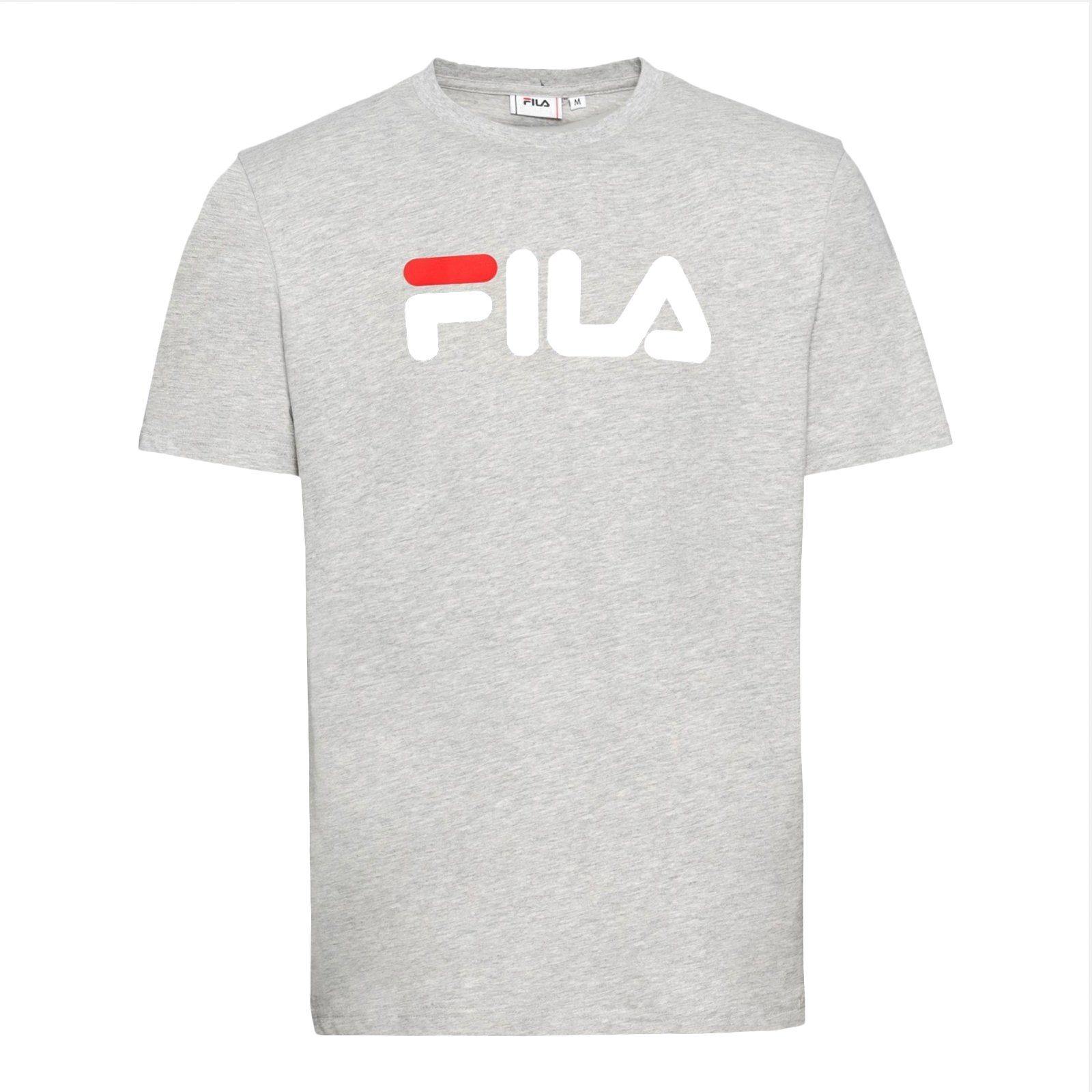 Fila T-Shirt Bellano Tee mit plakativem Markenschriftzug 80000 light grey melange
