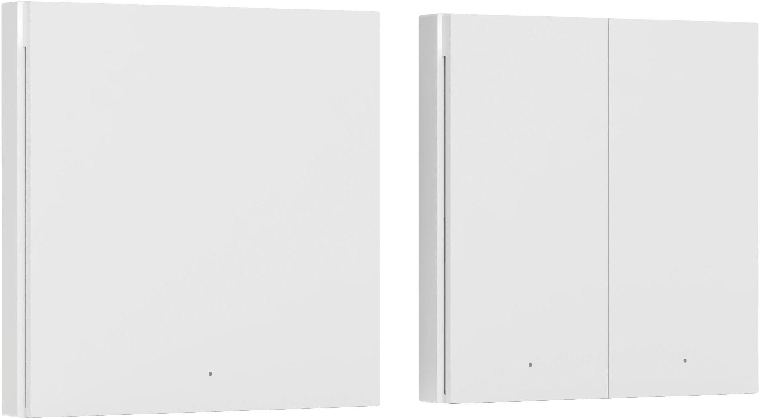 Aqara Lichtschalter Smart Wall Switch H1 (No Neutral, Double Rocker) (Packung, 2-St)