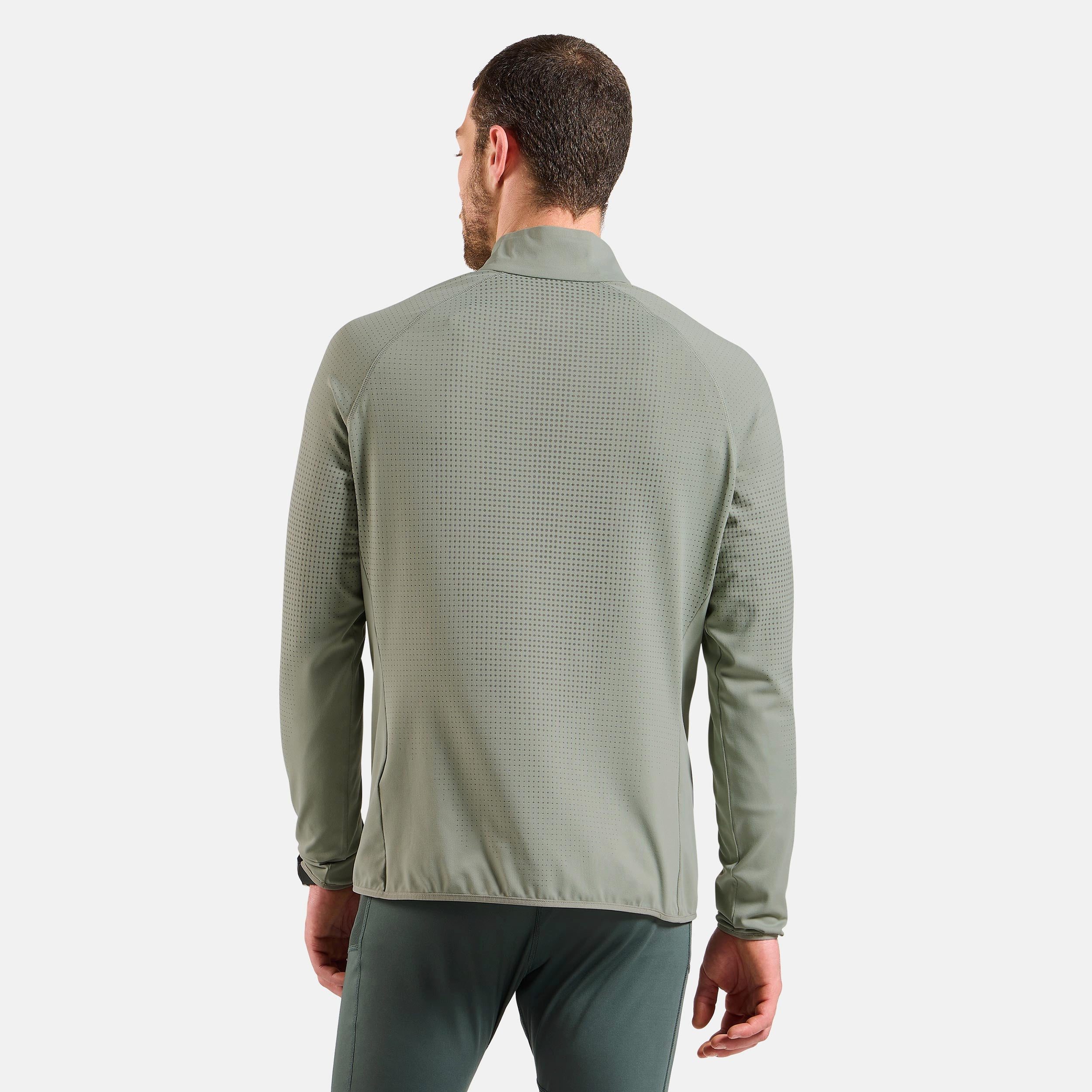 Odlo Laufshirt Zeroweight Warm Mid Layer 1/2 Zip
