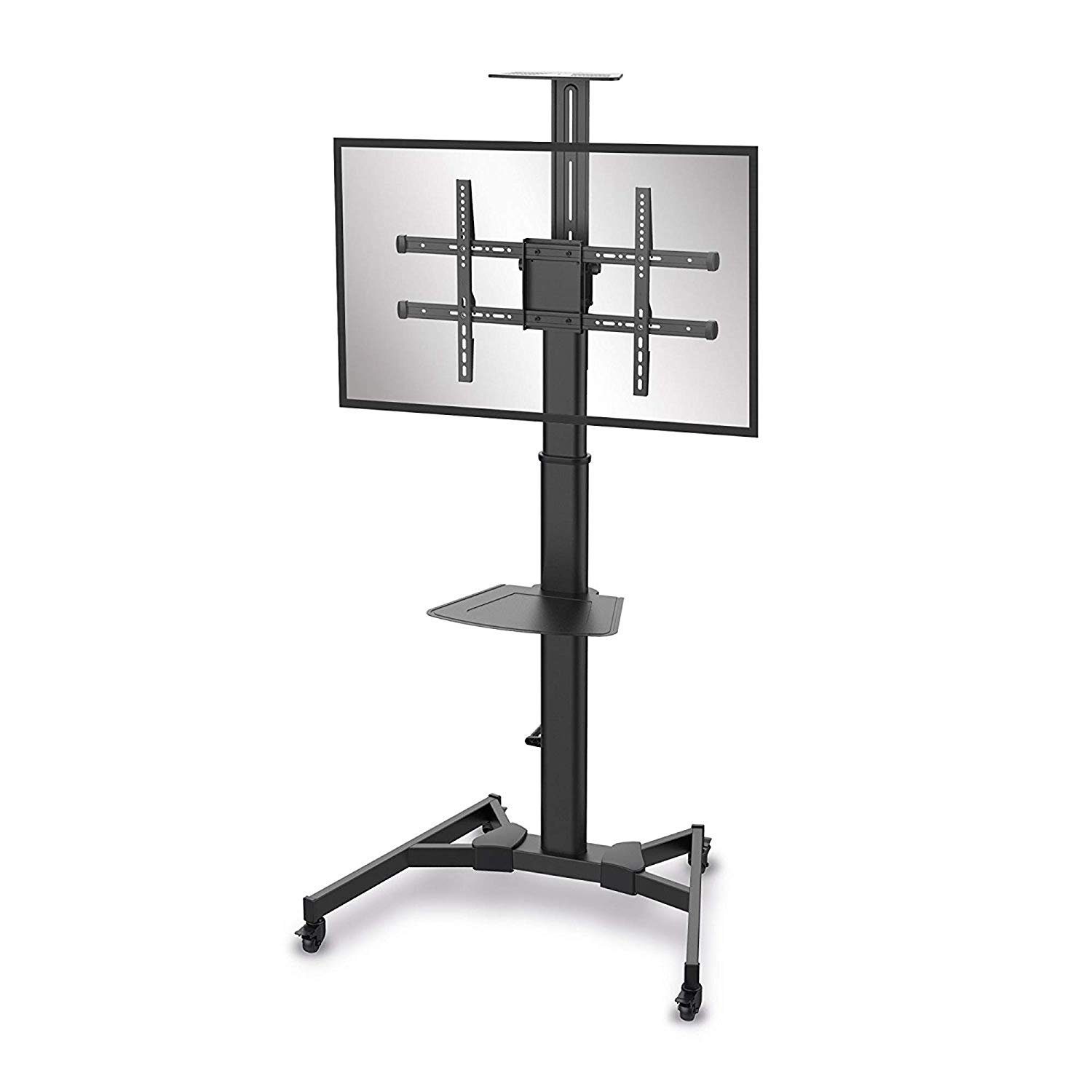 PureMounts TV-Wandhalterung PureMounts PM-CART-70CB TV Standfuß für LCD/LED/Plasma Bildschirme