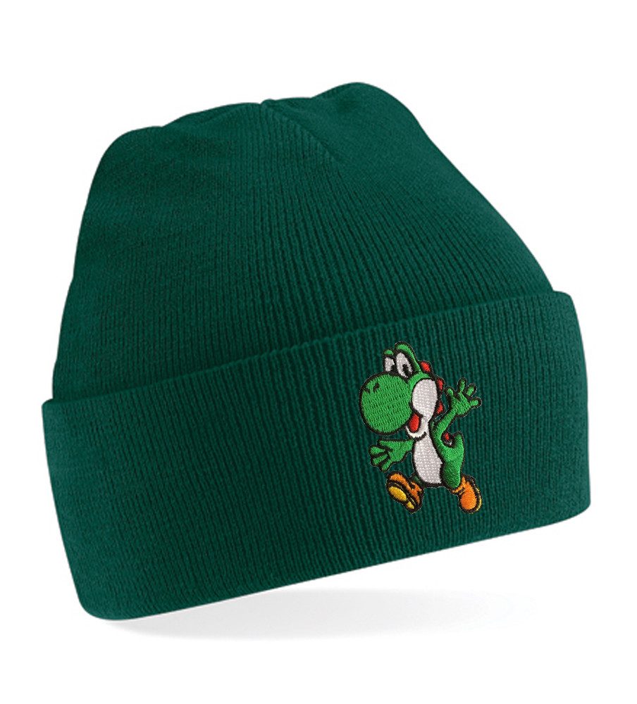 Blondie & Brownie Beanie Yoshi – Kultige Mütze für Super Mario Fans, Weich & Warm