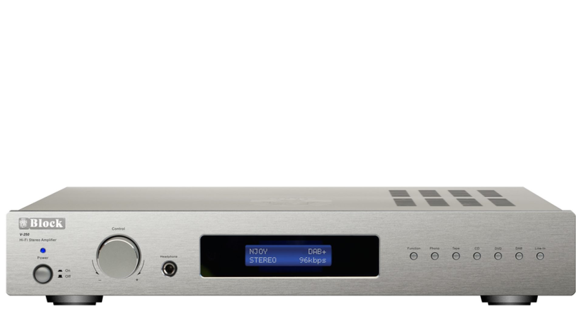 Block Block V-250 HiFi-Vollverstärker 2×40 W mit Phono-Eingang Audioverstärker