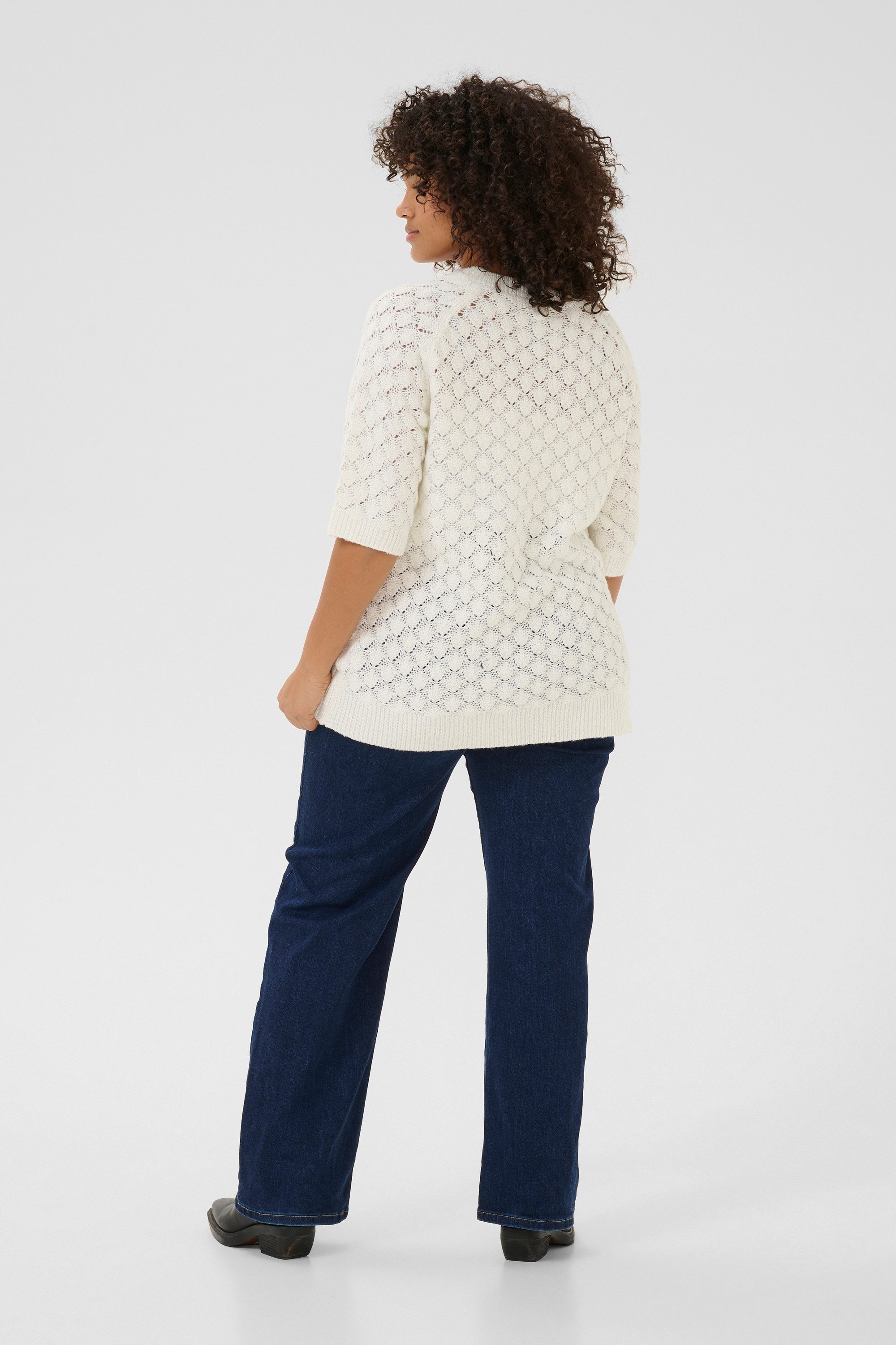 KAFFE Curve Strickpullover Strickpullover KCmani Große Größen