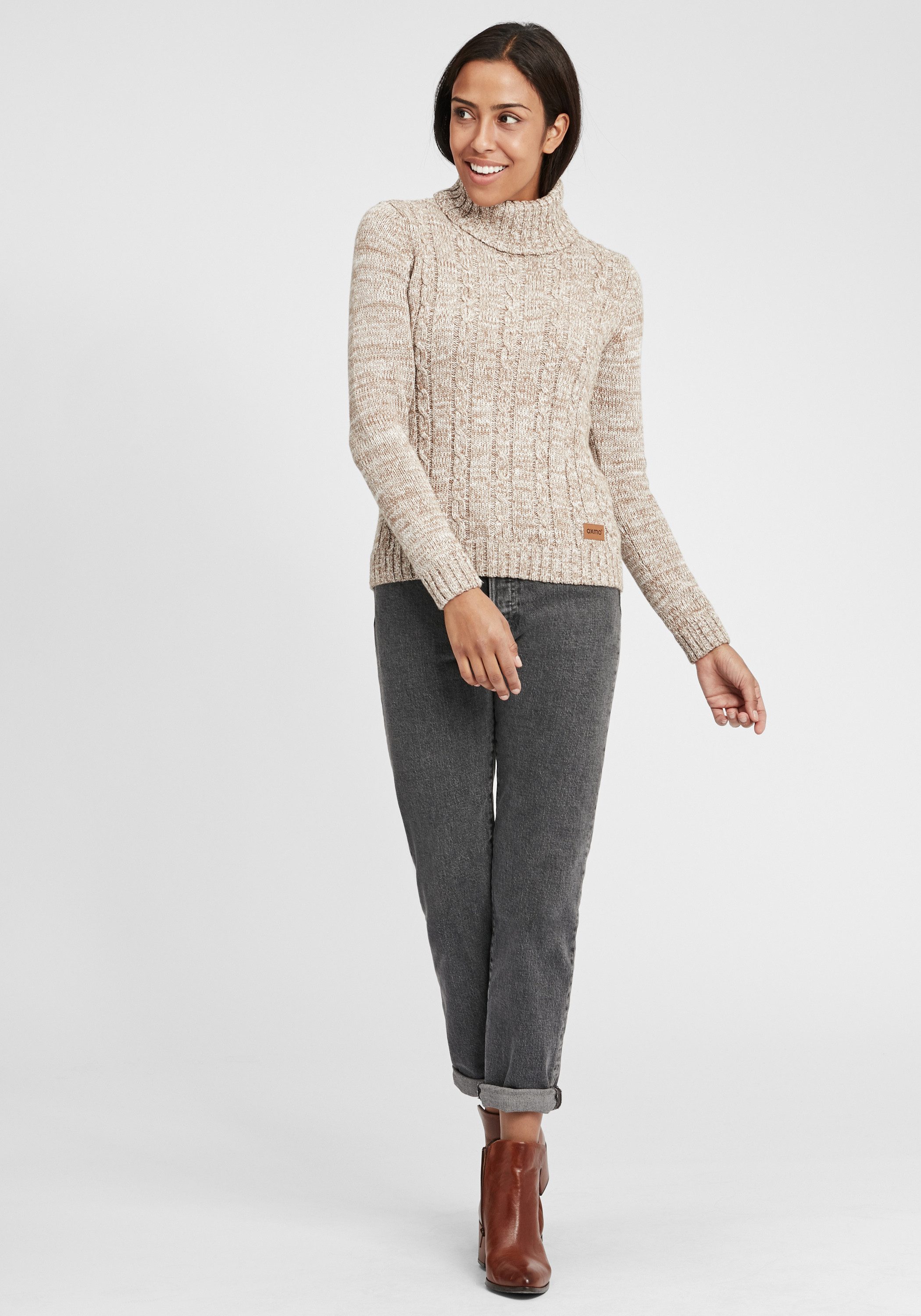 OXMO Rollkragenpullover OXPhilipa Strickpullover mit Rollkragen günstig online kaufen