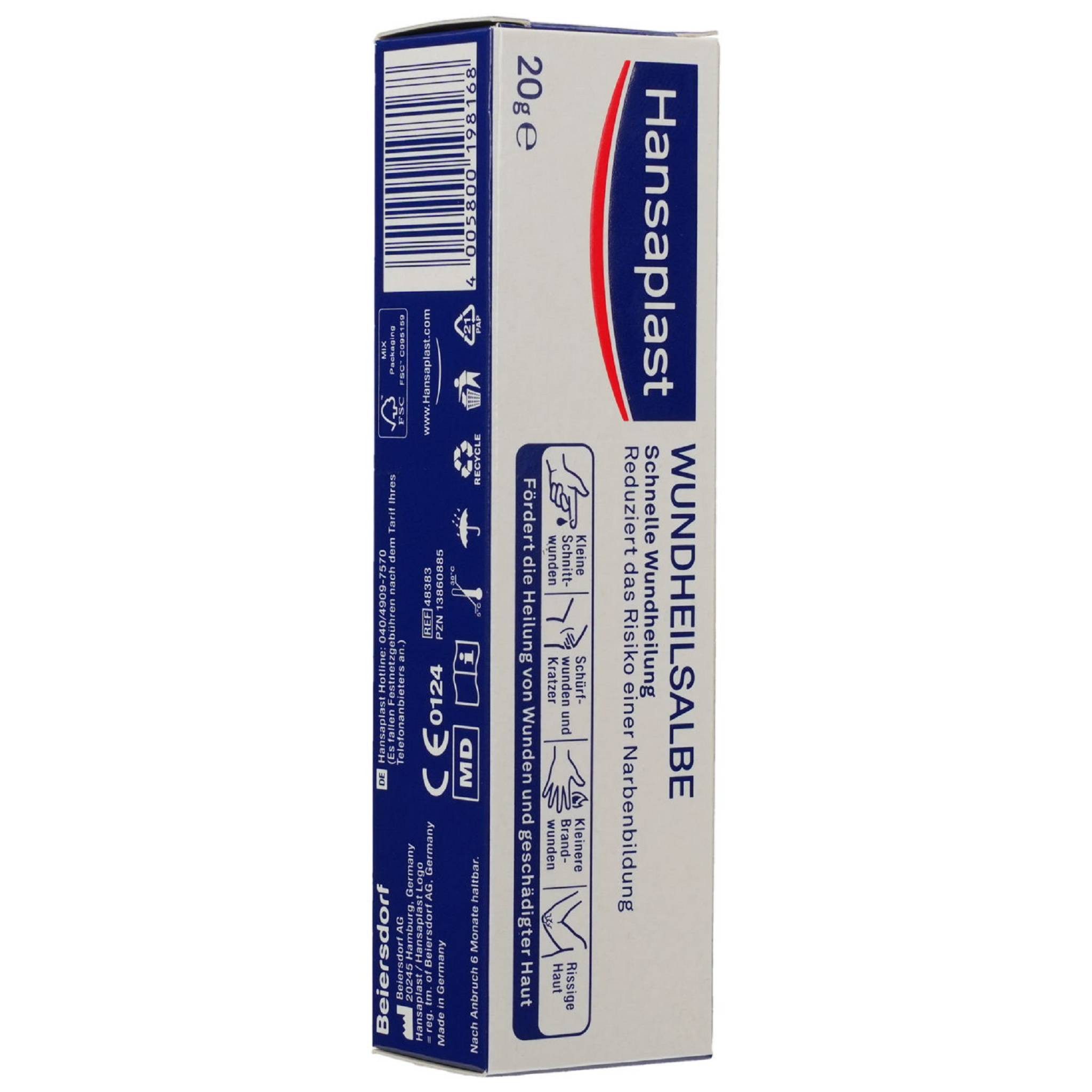Beiersdorf AG Hautcreme HANSAPLAST Wundheilsalbe