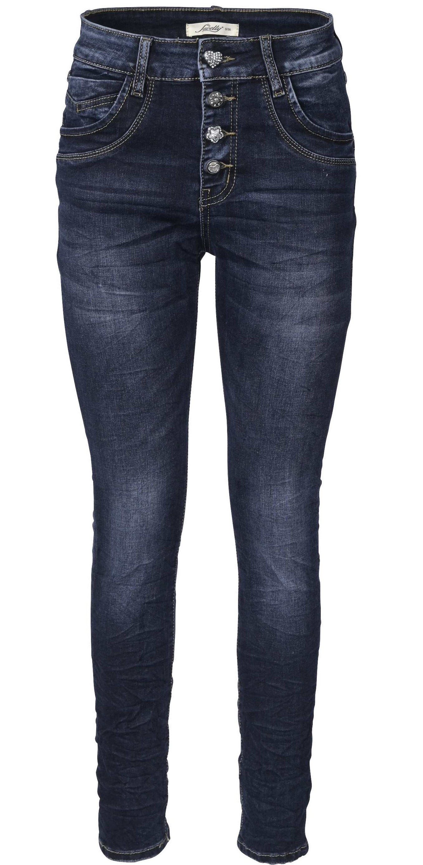 Jewelly Regular-fit-Jeans Jeans, Stretch Jeans Five-Pocket günstig online kaufen
