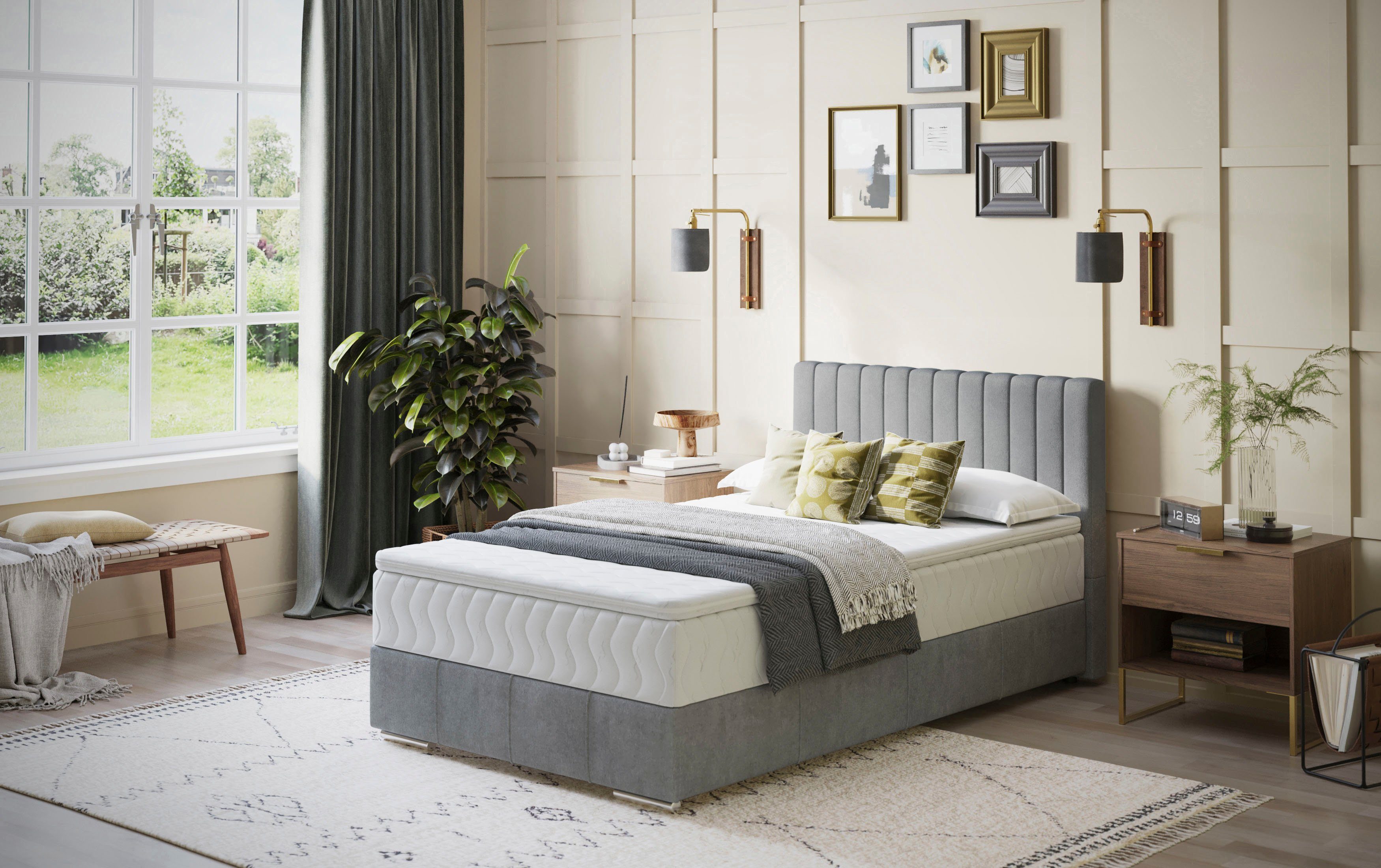 Boxbett Thor mit Bettkasten, inkl. Matratze, Topseller
