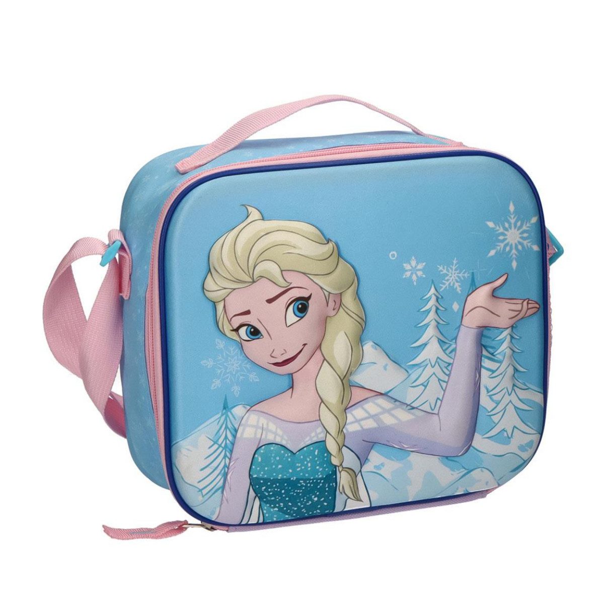 Disney Frozen Brottasche 3D Isoliertasche Kinder Lunchbag Brottasche Schule Ausflüge, Polyester