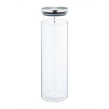 relaxdays Vorratsglas Vorratsgläser 4er Set je 1,6 Liter, Glas