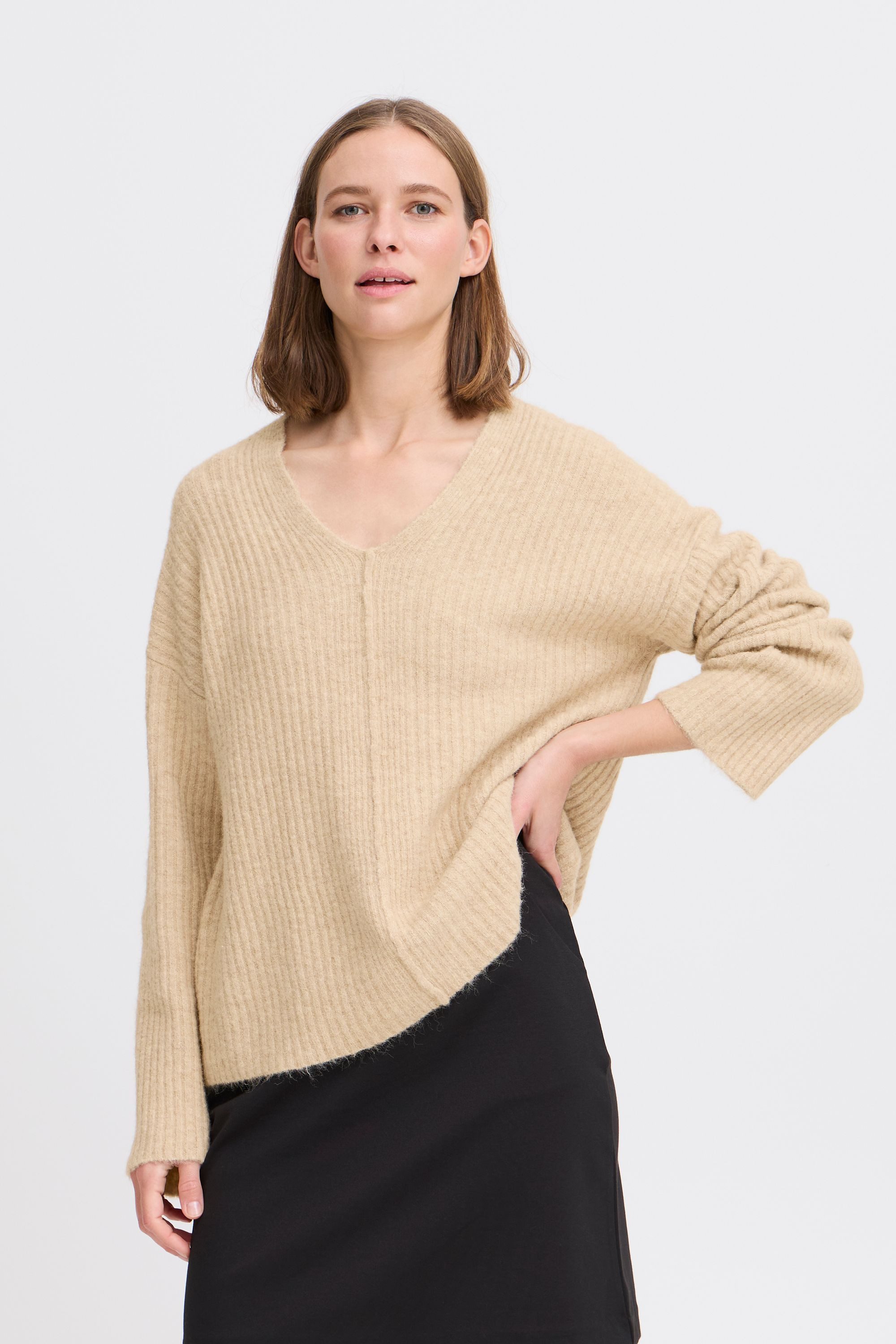 Strickpullover BYOMEA V-NECK JUMPER