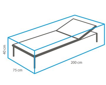 winza outdoor covers Gartenmöbel-Schutzhülle, geeignet für Liegestühle, 200x75x40 cm