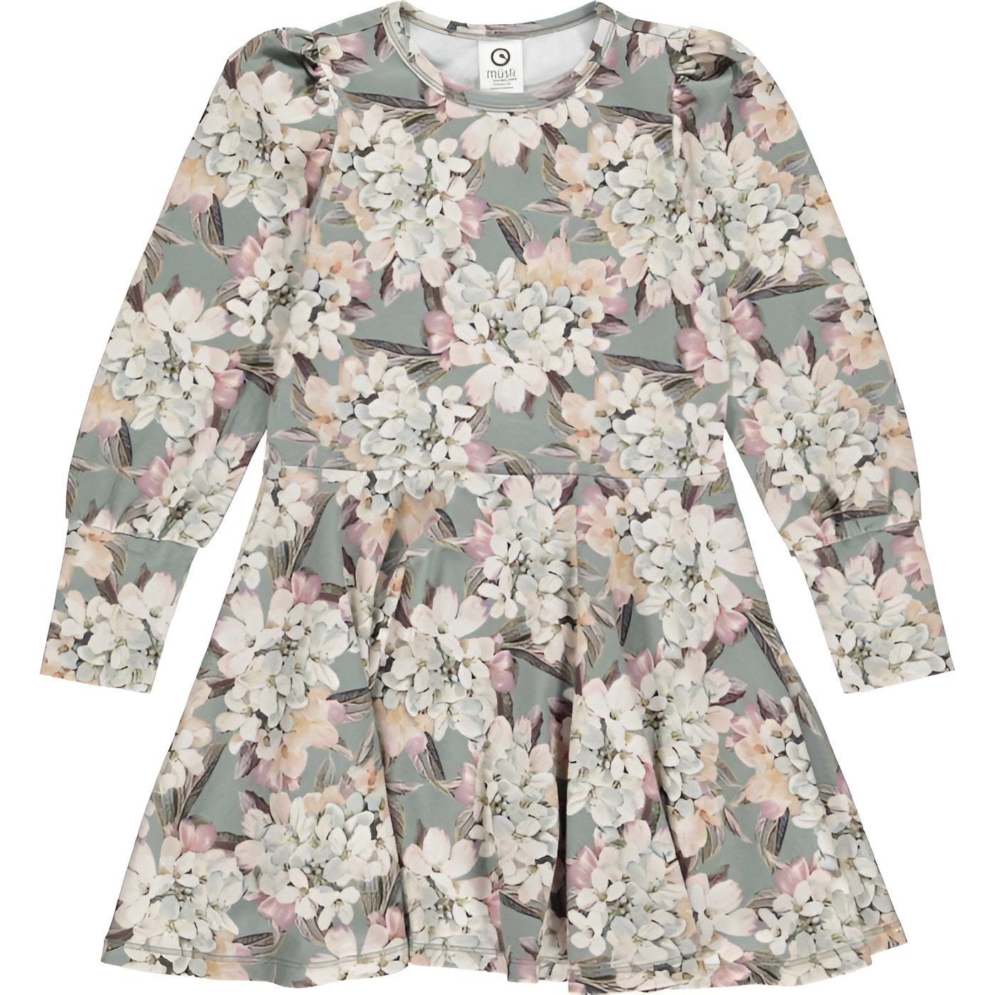 Müsli by GREEN COTTON Jerseykleid - Dress Hydrangeas- Kleid Buttercream | Jerseykleider