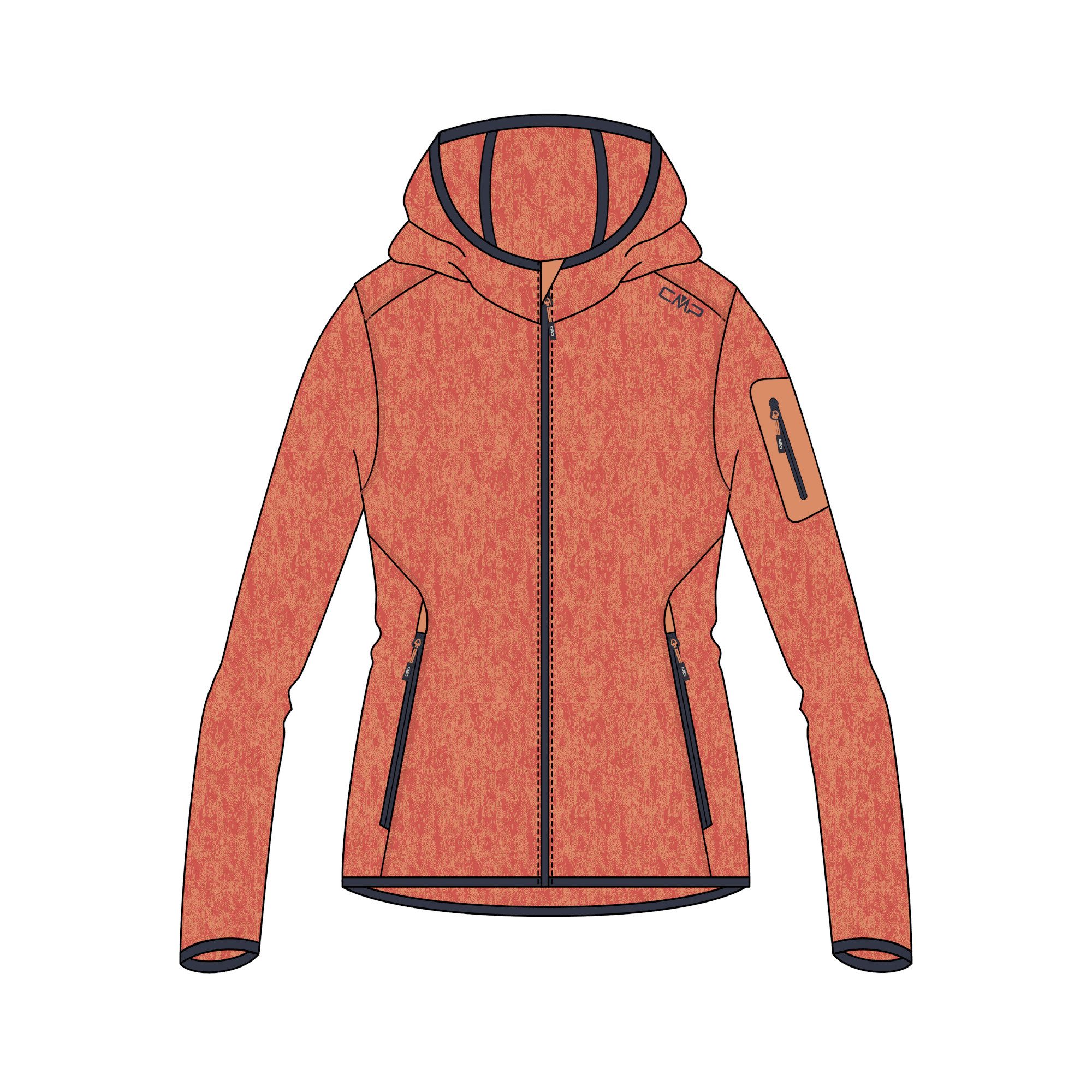 CMP Fleecejacke CMP Damen Jacke Knitted günstig online kaufen