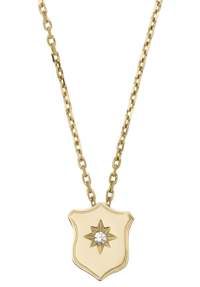 Fossil Kette mit Anhänger Wappen, HERIT...