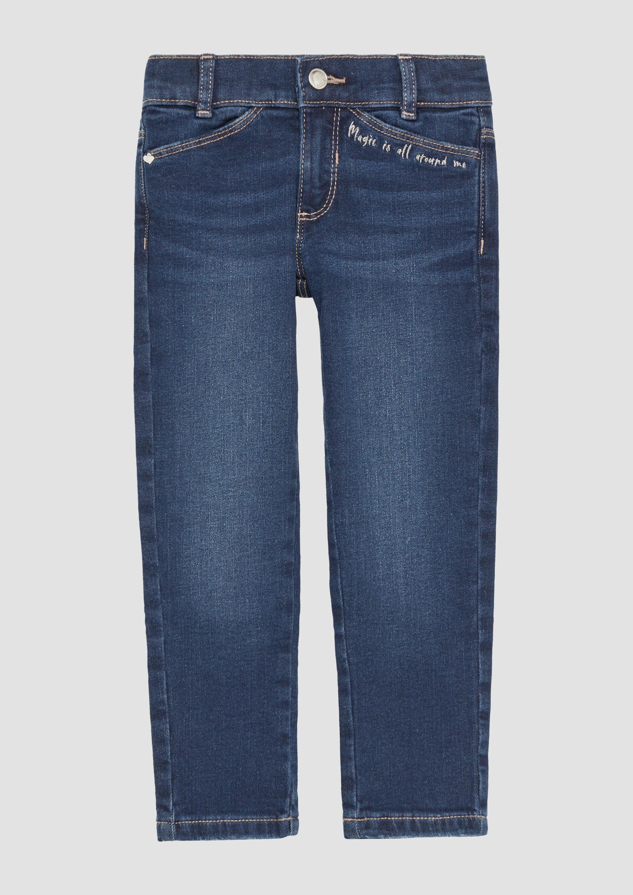 s.Oliver Slim-fit-Jeans Jeans-Hose KATHY Jeans Kathy / Regular Fit / Mid Rise / Slim Leg / Soft & warm inside