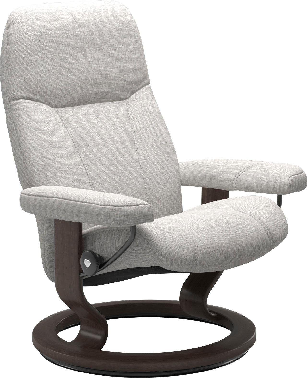 Consul, M, Größe mit Classic Relaxsessel Gestell Stressless® Wenge Base,