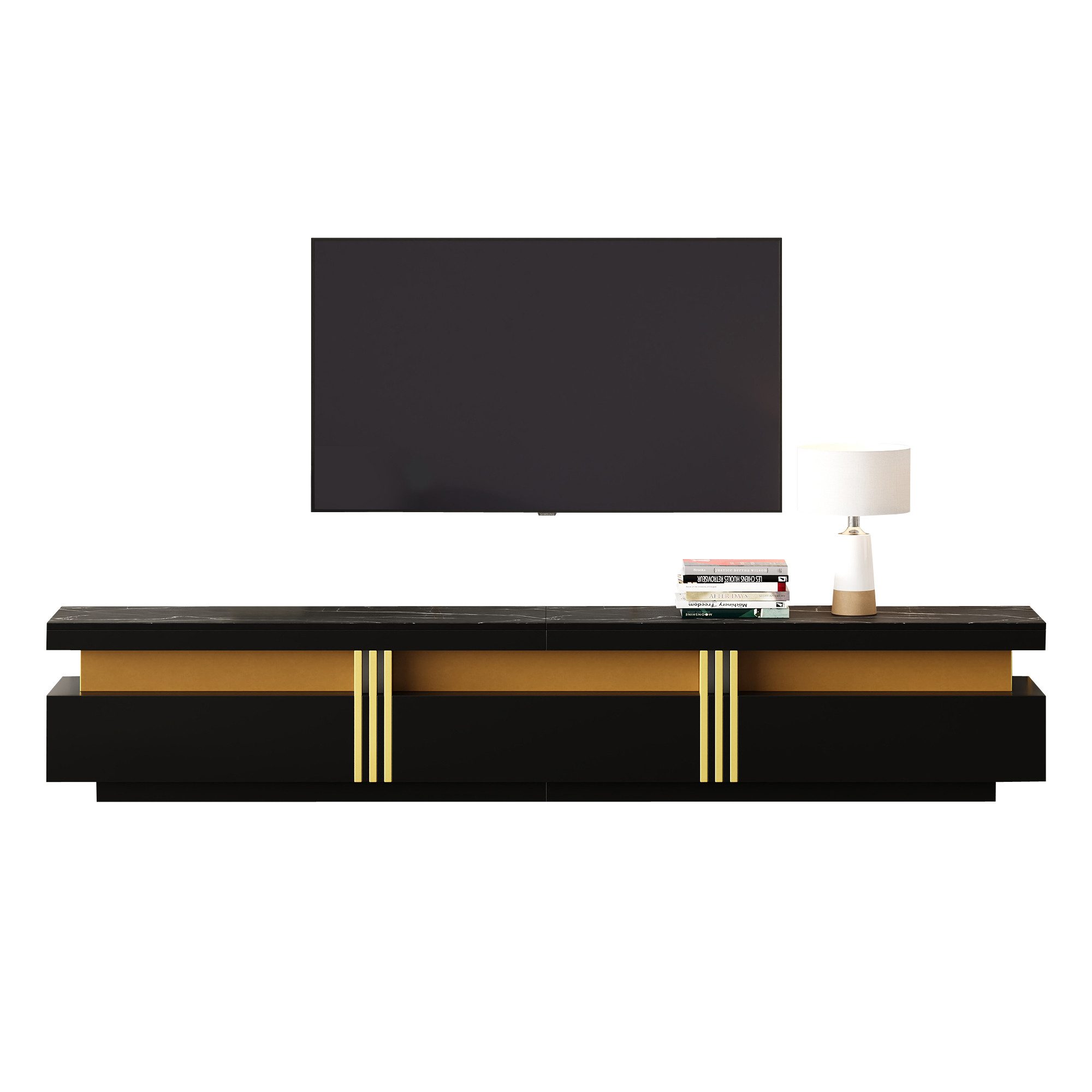 BlingBin Lowboard TV-Schrank mit Marmor-Optik, TV-Board, günstig online kaufen