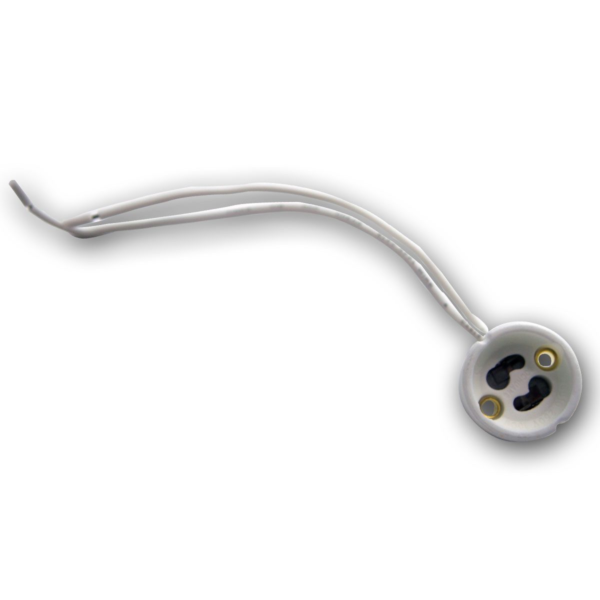 world-trading-net Lampenfassung 10x Fassung für Hochvolt-Halogenlampen Sockel GU10