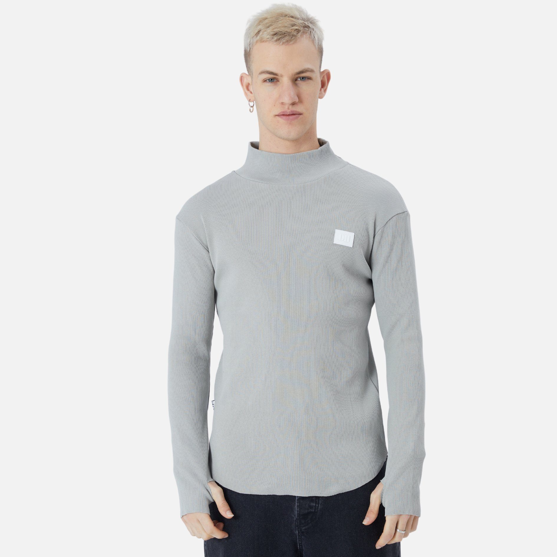 COFI Casuals Sweatshirt Herren Rundhals Sweatshirt Regular Fit Pullover Grau