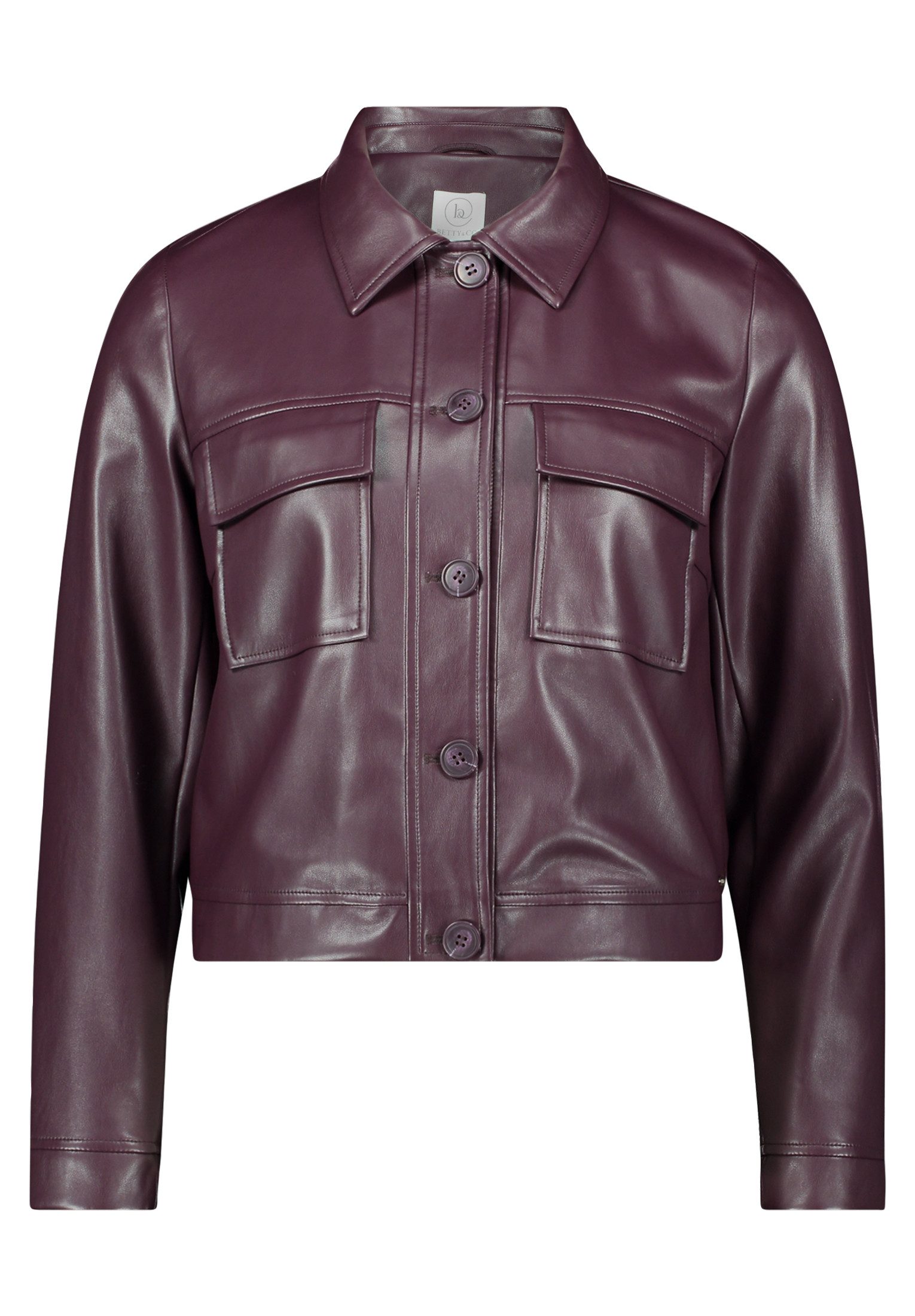 Betty&Co Jackenblazer Damen Lederjacke langarm günstig online kaufen