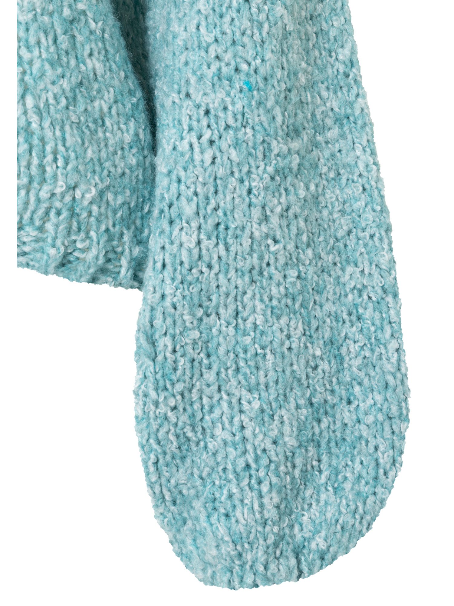 MORE&MORE Rundhalspullover kuschelig warmer Bouclé-Pullover