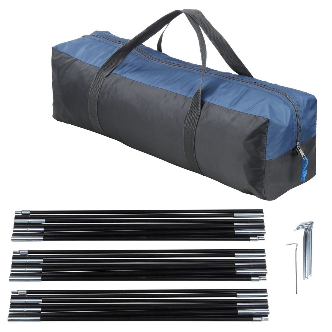 yourGEAR Kuppelzelt yourGEAR Zelt Cetona 5 Personen Kuppelzelt Seiteneingang Stehhöhe, Personen: 5