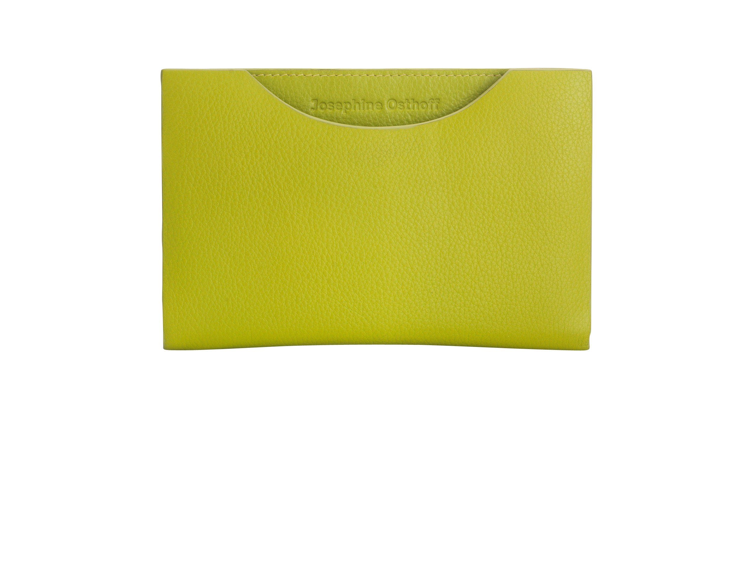 Josephine Osthoff Brieftasche Hamburg Geldbörse flach limone