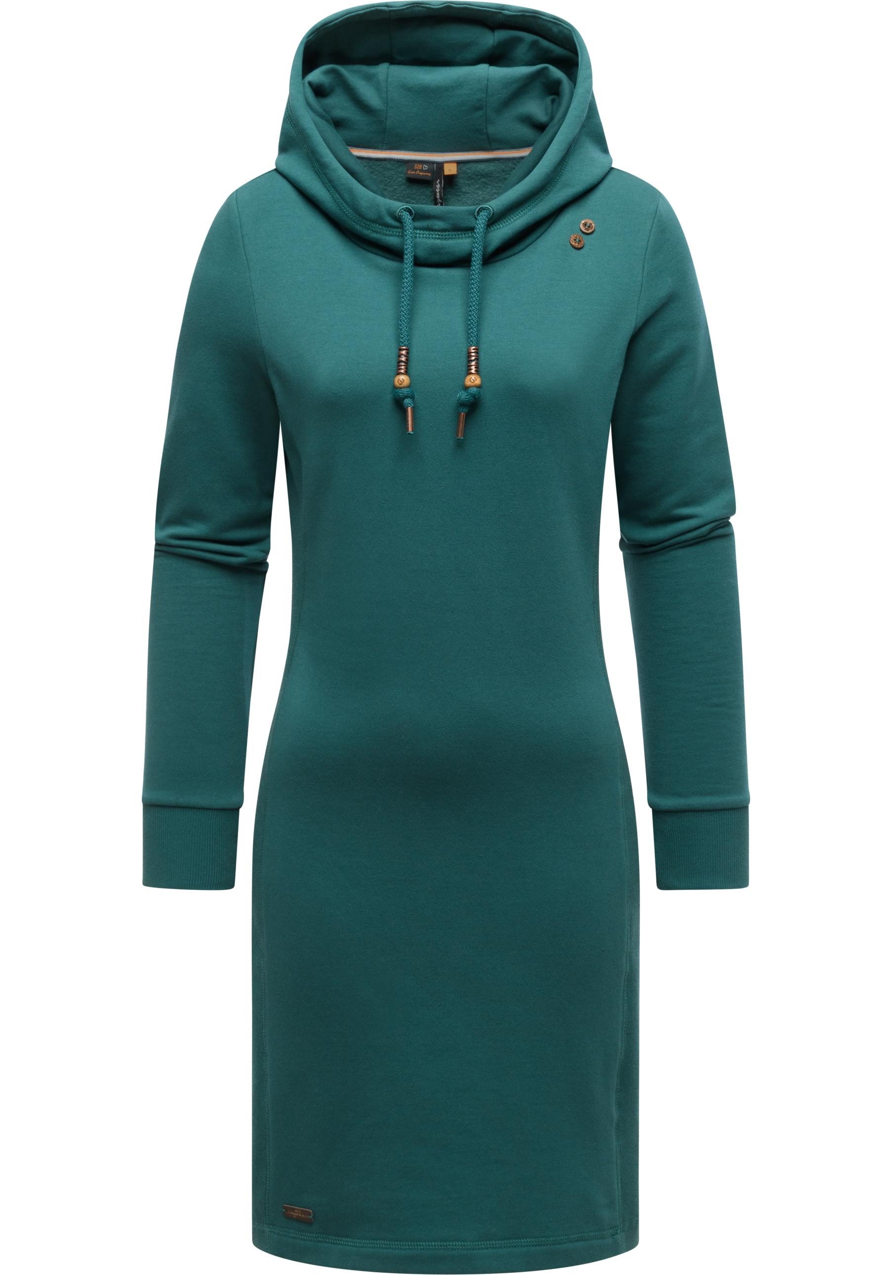 Ragwear Sweatkleid Sabreen Langärmliges Baumwoll Kleid günstig online kaufen