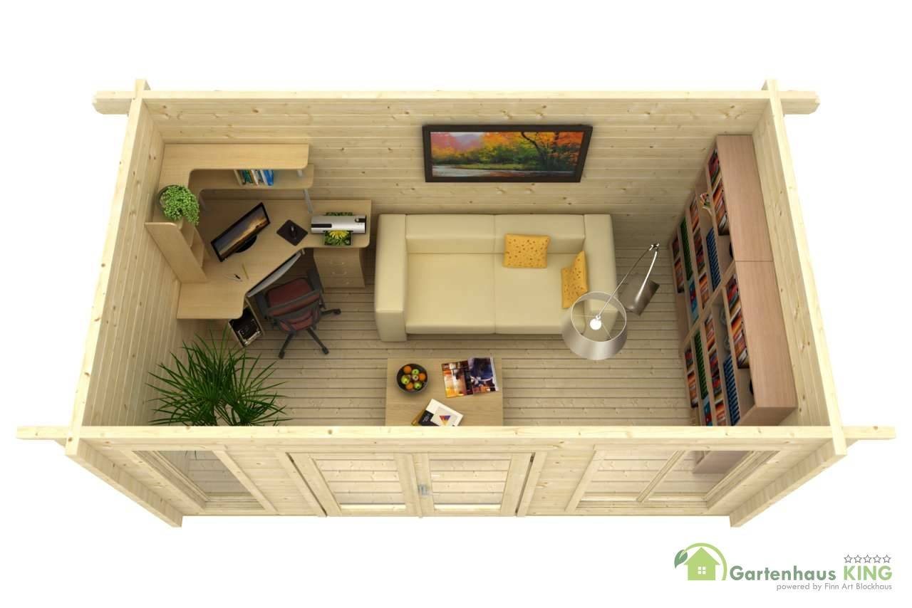 Thumbnail - LASITA MAJA Gartenhaus Dorset 72 Holzhaus Blockbohlenhaus, BxT: 450x250 cm