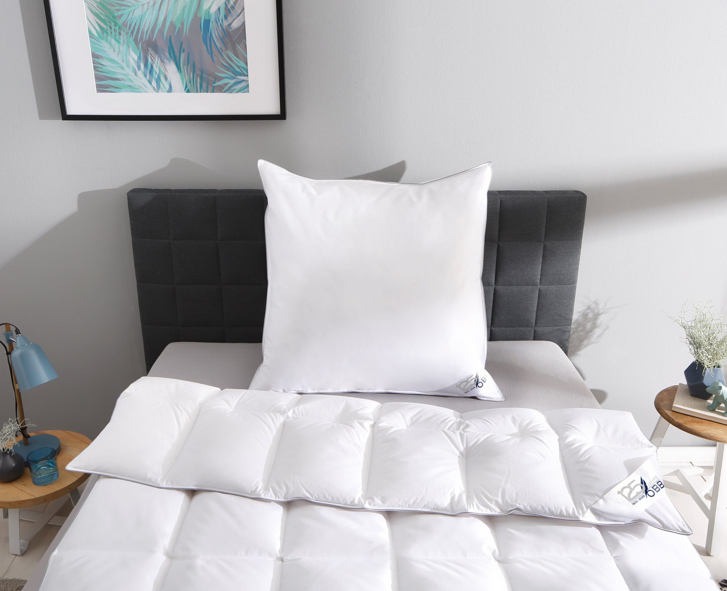 OBB Daunenbettdecke + Kopfkissen Edition 125 Jahre, Bettendeckenset 2teilig günstig online kaufen