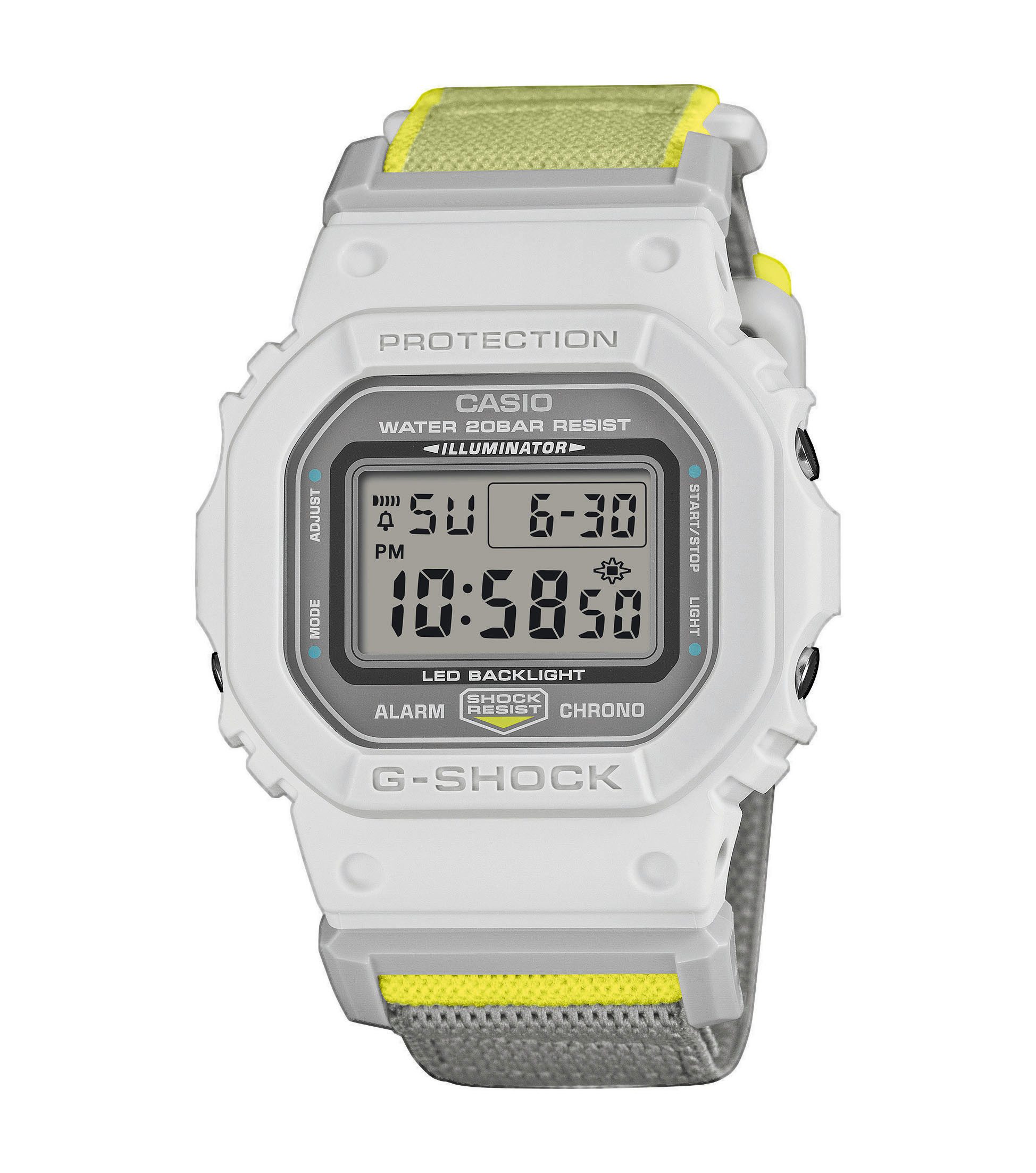 CASIO G-SHOCK Chronograph DW-5600MNC-7A8ER, Quarzuhr, Armbanduhr, Herrenuhr, digital, automatischer Kalender