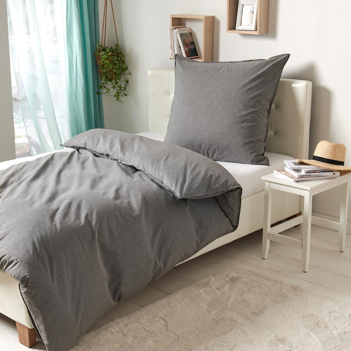 TRAUMSCHLAF Bettwäsche Basic Chambray, Chambray, 2 günstig online kaufen