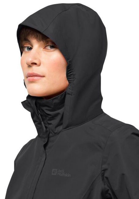 Jack Wolfskin Regenjacke STORMY POINT 2L JKT W Wasserdicht, winddicht, Übergangsjacke