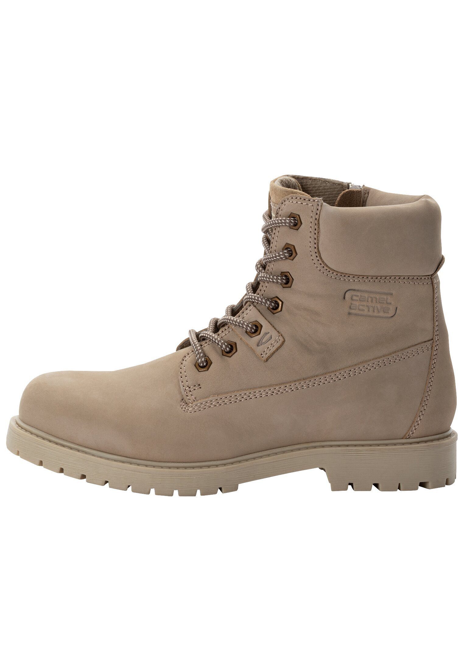 aus echtem Leder Schnürschuh
