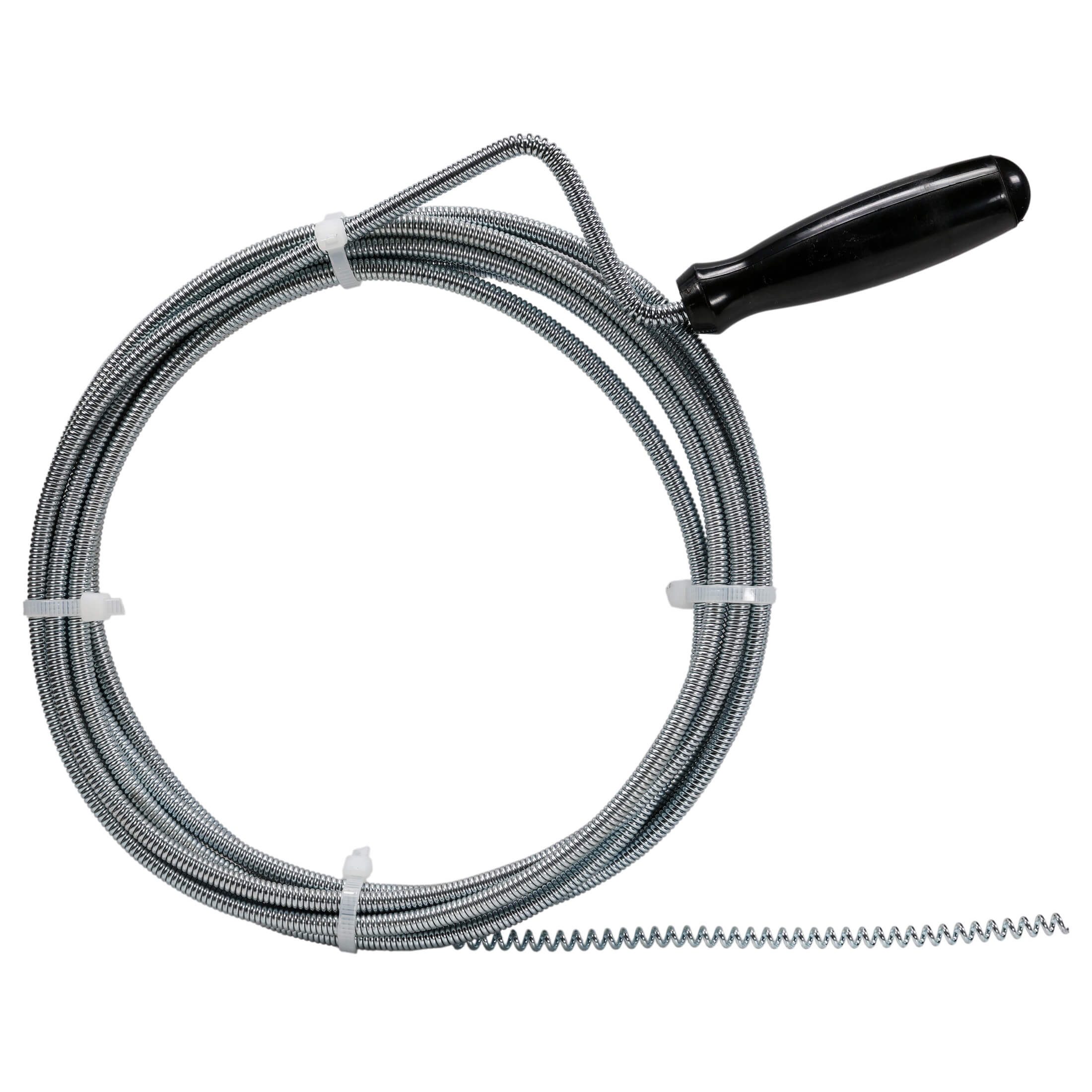 Work-it Rohrreinigungsspirale Rohrreinigungswelle Abfluss Spirale 3 Meter 5mm Welle, L: 300 cm, (1 tlg), Wellendurchmesser ca. 5mm, mit Spiralspitze