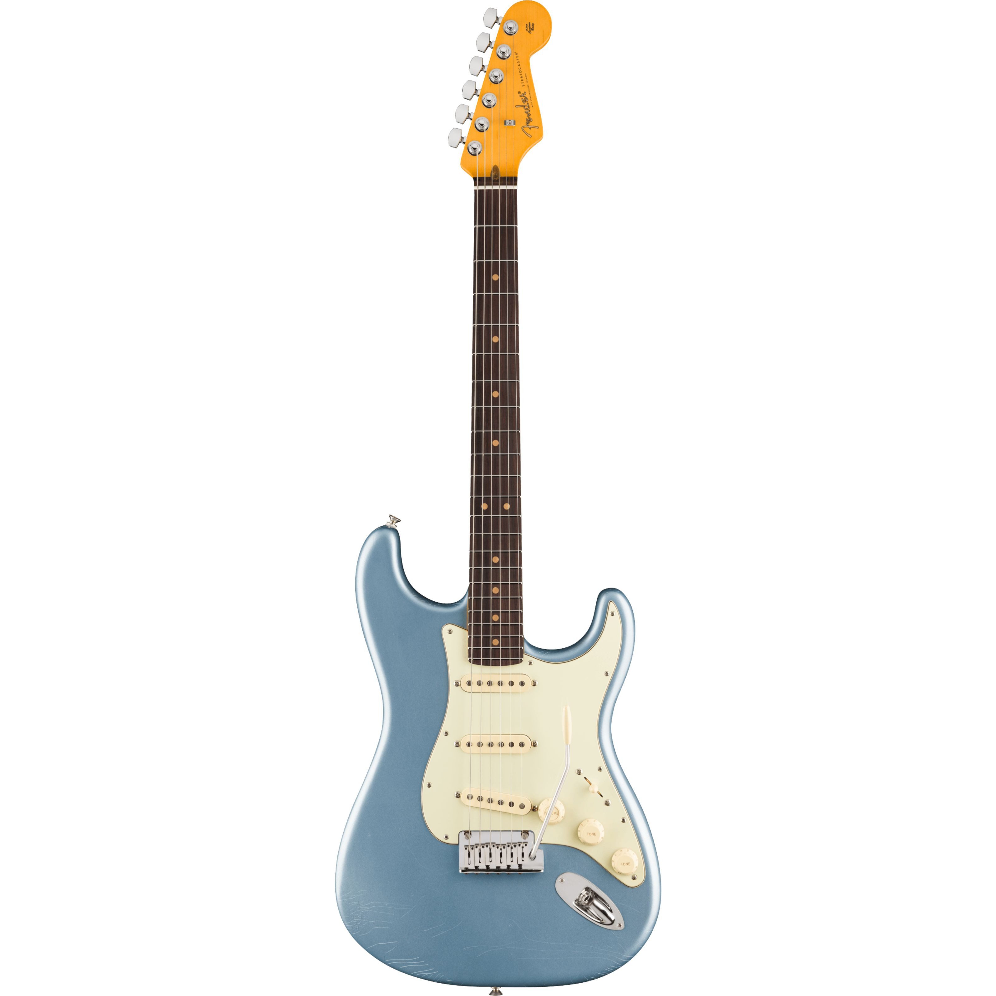 Fender E-Gitarre, E-Gitarren, ST-Modelle, American Ultra Luxe Vintage 60s Stratocaster RW Surf Green -