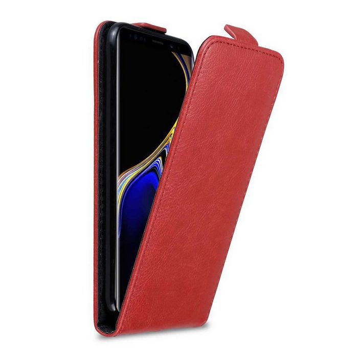 Cadorabo Handyhülle Flip wie Invis Samsung Galaxy NOTE 9 Handy Schutzhülle Klappbare Hülle Kunstleder mit Magnetverschluss