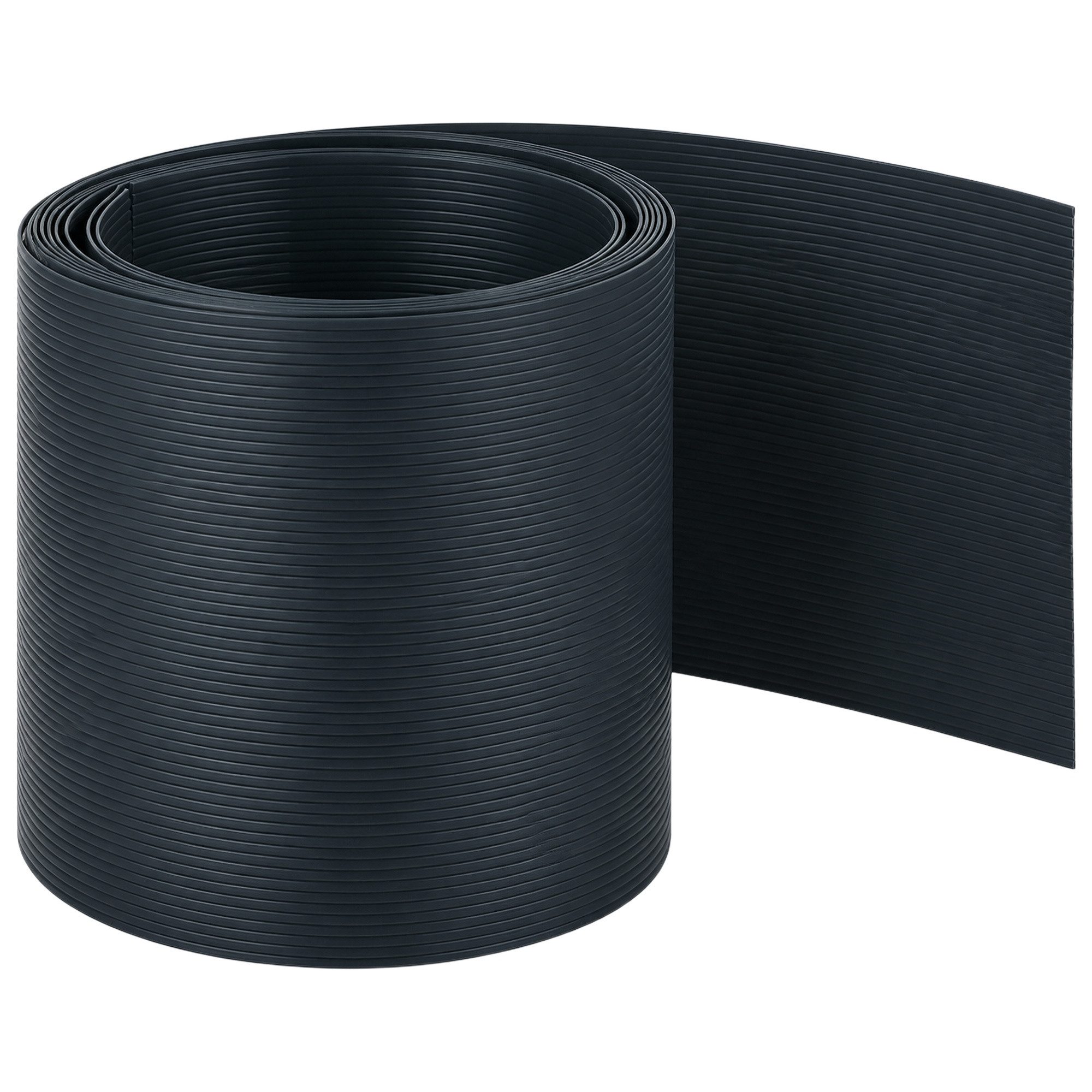 Feel2Home Sichtschutzstreifen Sichtschutz Hart-PVC für Doppelstabmattenzaun, 10 Streifen 252,5x19 cm, (10er Set, Sichtschutzstreifen), Hart PVC