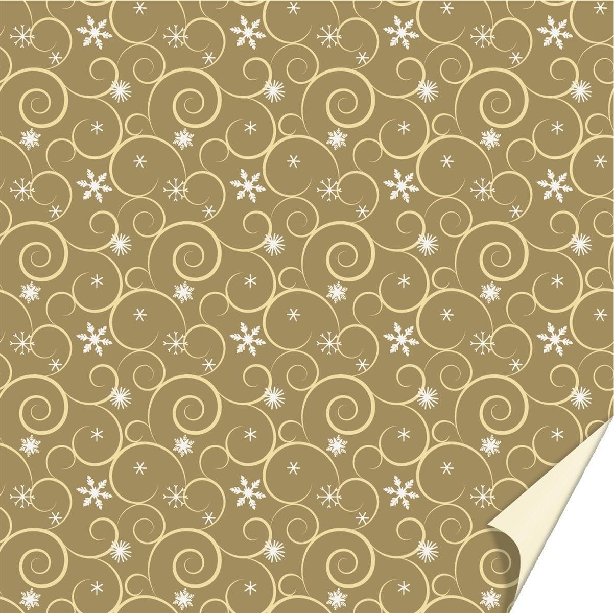 Heyda Designpapier Heyda 204875545 Faltblätter "Lucia" goldfarben