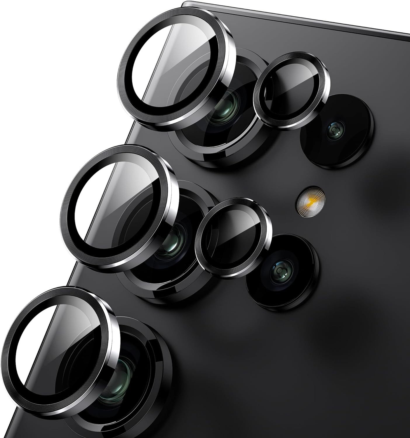 MSM Kameraschutzglas 5X Linsenglas für Samsung Galaxy S24 Ultra Schutz Panzerfolie Titan